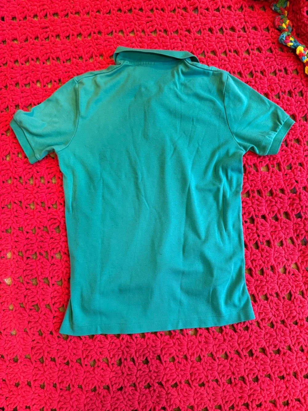 TWO Vintage Nike Men’s Polos Blue/Green (Medium)